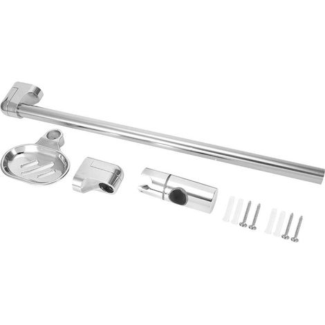 Barre de douche fixée au mur de bras de douche, support de levage de pomme de douche en acier inoxydable, pour hôtel pour la maison (1/5)