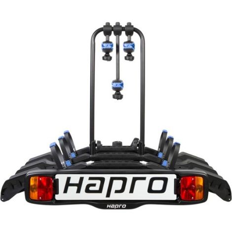 Porte-vélos basculable 3 vélos – Charge maximale 60 kg – Compatible vélos électriques – Installation rapide sur attelage 7 broches – Hapro (1/3)