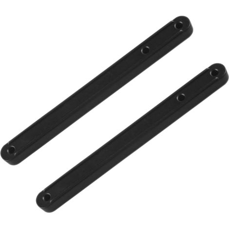 schwarze Kunststoff Schubladenschienen 180 mm einfache