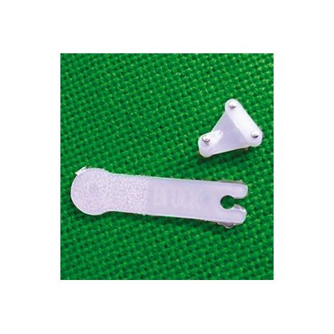 CONF. 10 GANCI IN NYLON DA PARETE A 3 PUNTE  CF 1,0