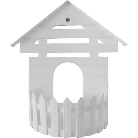 1 pot de fleurs suspendu en plastique