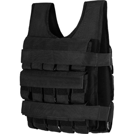 Adjustable Weighted Vest, 0-30 kg, 30 Removable Weights