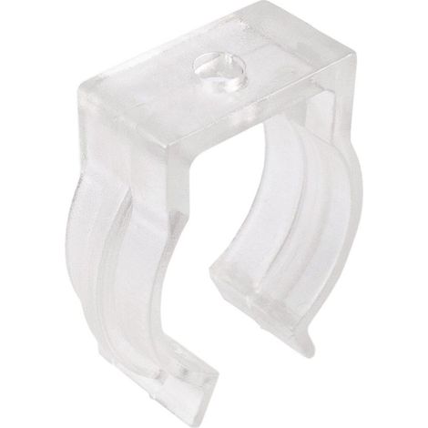 Clip di fissaggio in plastica per neon LED 360º - Ø20mm - N20D