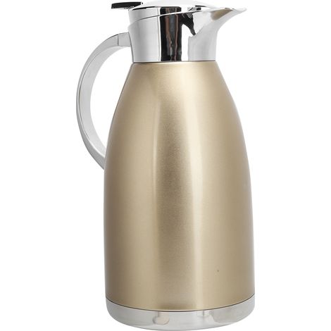 Cruche Thermique - Acier Inoxydable Double Paroi - Isolation Sous Vide - Pour Thé Café Chocolat Chaud - 2,3 L (1/5)