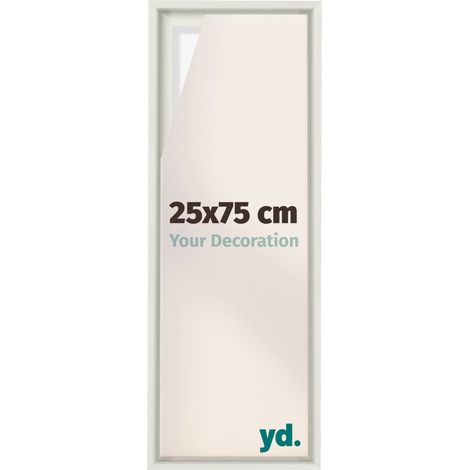 Your Decoration - Cadre flottant - Blanc Mat - Cadre en caisse américaine pour toile sur chassis - MDF - Lyon (1/5)