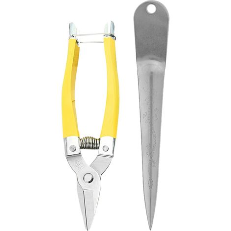 Werkzeug und Grate zum Binden von Weidenkörben aus Edelstahl