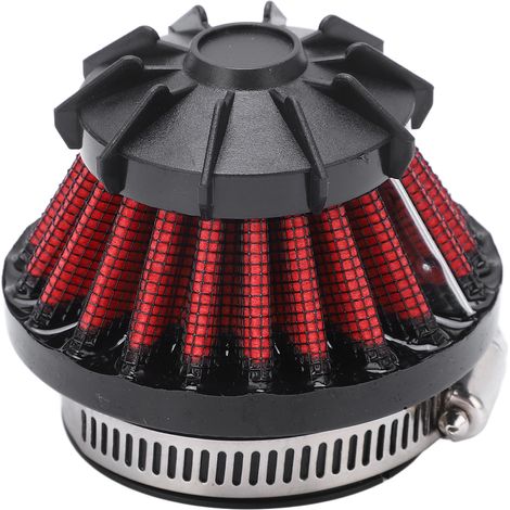 Filtre à air 4 en 1, diamètres intérieurs 35 mm, 42 mm, 48 mm et 50 mm, pour mini-motos, quads et véhicules utilitaires sport (rouge). (1/5)