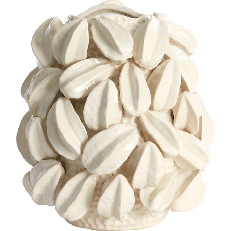 Vaso in ceramica crema CARAMBOLA di Light & Living 32x31.5x36.5