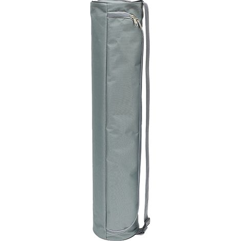 Sac de Rangement pour Tapis de Yoga en Tissu Oxford Imperméable avec Fermeture Éclair et Sangle Réglable pour Tapis de Sport, Gris (1/5)