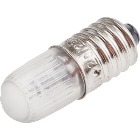 Ampoule néon pour voyant, lumière de couleur Orange, taille 9 mm, culot E10, 220 / 250 V, 1,8 mA