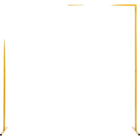 Arche de mariage, design carré moderne, hauteur réglable, M, JAUNE (1/2)