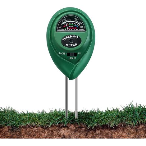 Soil tester, gardening, sunlight and acidity soil moisture tester, flower/grass/plant/garden/farm/lawn soil (1/5)