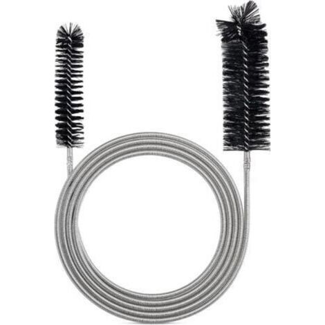 Brosse de nettoyage flexible pour tube d'alimentation - Outil de nettoyage de tuyau - Noir(2M) (1/4)