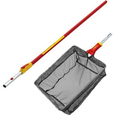 Wolf Garten Telescopic Handle 170cm - 300cm ZMV3 Multi Change & WKM Pond Net