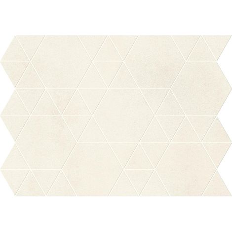 Mosaïque effet Béton Blanc Lin Hexatri 50,5x37,4x0,9 cm Mat Montera - Mur intérieur (vendu par carton de 0,76 m²) - RO'MA CARRELAGE
