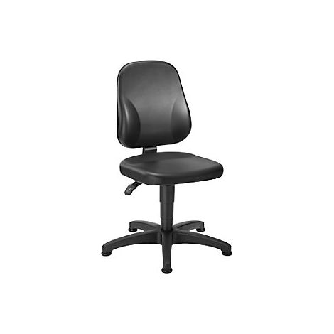 eurokraft basic Sedia girevole da lavoro similpelle con (1/3)