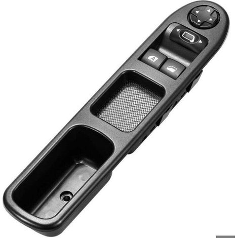 BelleRise - Interrupteur de Lève-Vitre Conducteur 6554.QC pour Peugeot 207 et Citroën C3 Picasso, Commande de Lève-Vitre Électrique (1/4)