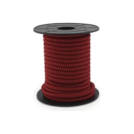 Câble électrique textile 10 mètres 2x0.75mm Rouge / Noir GSC 3902989