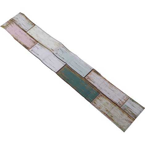 Autocollant de plinthe auto-adhésif et imperméable pour carrelage, idéal pour couloir et salon.