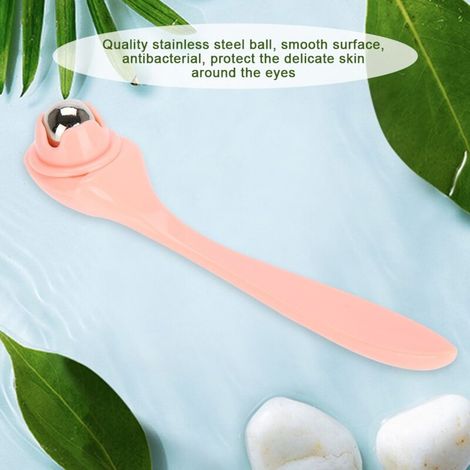 Masque de Massage Facial en Acier Inoxydable - Anti-Âge et Lissant - Rose (1/5)