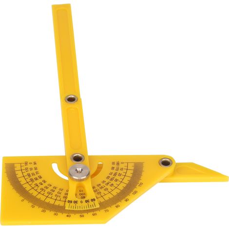Goniometer, 180-Grad-Winkelmesser, Winkelmesser, Gehrungswinkelmesser, Messarm, Lineal (1/5)