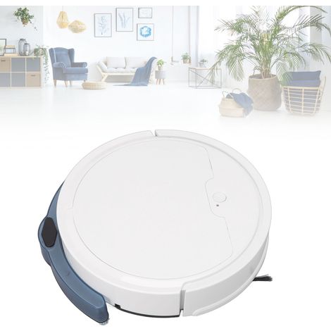 Intelligenter, vernetzter Saugroboter, 2000 Pa Saugkraft, Weiß, USB-App-Steuerung, 3000-mAh-Akku, 510-ml-Staubbehälter, 135-ml-Wassertank (1/5)