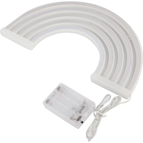 Néon, LED Acrylique Panneau Latex Néon Lumière Alimentée par Batterie Veilleuse pour Noël Nouvel An Anniversaire Performance(30x16cm) (1/5)