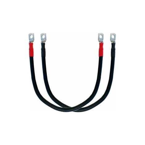 Câbles Batterie Parallèle 35mm² 0,40m M8-m8 - Unicable Bat 35 0,40p M8 - M8 - Uniteck