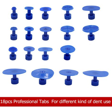 Kit débosselage sans peinture – Marteau inertie T + 18 languettes colle – Réparation bosses, grêle – Pour carrosserie SUV et voiture (1/5)