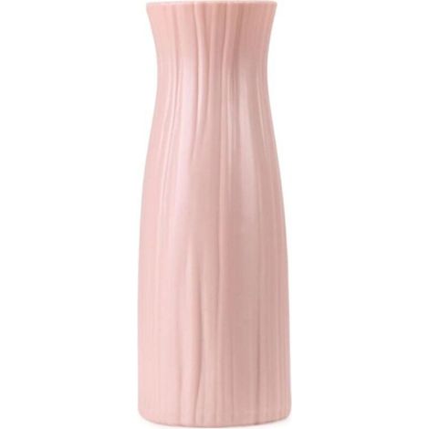 Rose Vases à Fleurs, Vase Soliflore Géométrique en Plastique pour Centres De Table, en Vrac, Pichet à Fleurs Léger, Vase De Table Vintage pour Décoration De Mariage, Fête, Salon, Chambre (1/4)