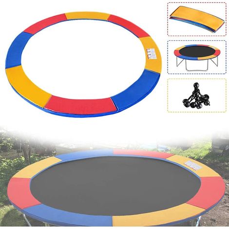 Coussin de protection pour trampoline Ø 305 cm Bâche pour Trampoline Housse de protection Housse imperméable trampoline Accessoires, Couleur HENGMEI