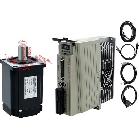 Servomotore, coppia elevata, opzioni di controllo versatili, 600 W, 220 V (1/2)