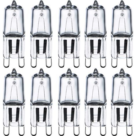 Ampoule G9 40W Dimmable Blanc Chaud, Halogène G9 Pour Four Tolérance de 300°C, G9 Ampoules Capsule Filament 420LM 230V Lot de 5 (1/5)