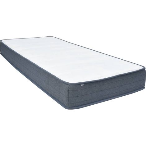 Boxspringmatratze 160x80x20 cm Mittelweich Stoff