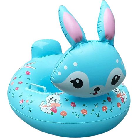 FENOPLASTICABouée de natation bébé gonflable - Modèles animaux mignons, siège intégré, 0-5 ans (1/3)