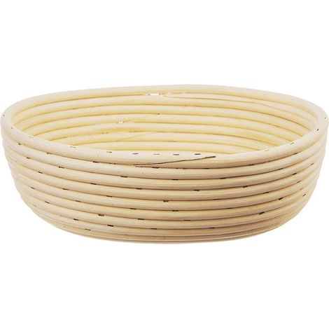 Cesta de rat谩n para fermentar masa de pan, 1 kg / 24x18,5x9 cm (1/5)