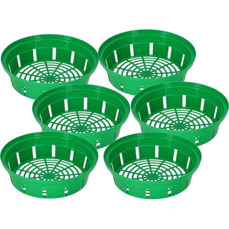 KOTARBAU® Set 6 pièces Panier À Bulbes - ⌀ 260 mm  - Vert - Corbeille Plantation Tulipes -  Accessoire Plantation Bulbes - Plastique (1/5)