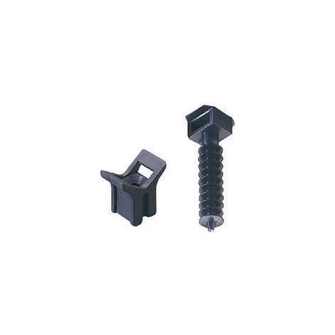 100 EMBASES POUR COLLIER POUR EXTERIEUR A CHEVILLE GEWISS GW52210