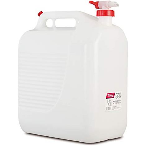Fusto in plastica da 30 litri con rubinetto adatto per uso alimentare 604362 (1/2)