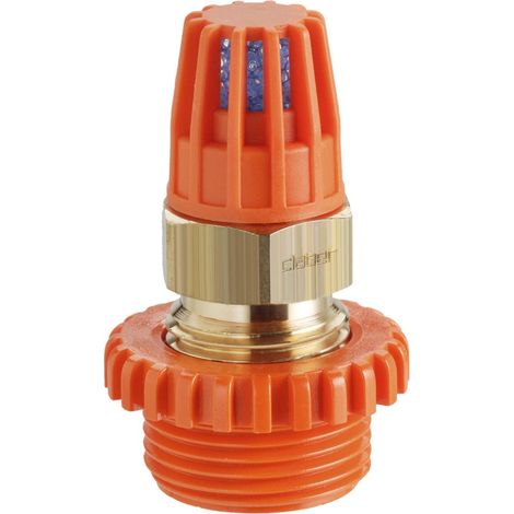 Claber Vanne De Drainage En Bronze 90910 Raccords Mâles 1/2" Et 3/4"