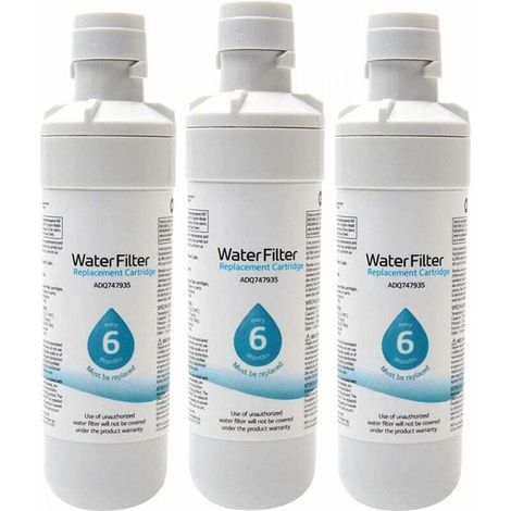 Lot de 3 Filtres à Eau Externes Universels pour Réfrigérateurs – Compatible avec Modèles Kenmore 9980 – Blanc
