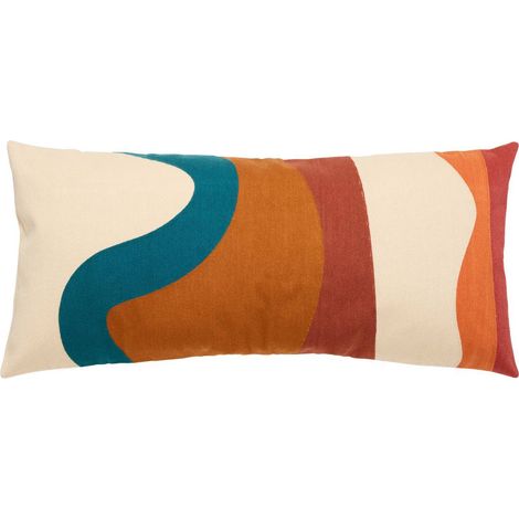 Cuscino homy rettangolare 35x75 cm arancione - Atmosphera créateur d'intérieur (1/3)