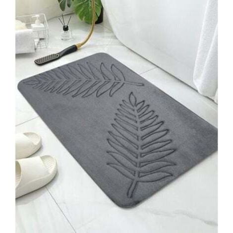 apis de Bain en Mousse à Mémoire de Forme,Tapis Salle de Bain Épaissi Tapis Sortie de Douche Absorbant,Mousse à Mémoire Forme Doux et Confortable