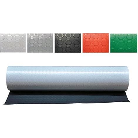 Tappeto A Bolle Mt. 1 X 25 Nero