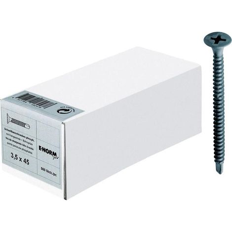 E-NORMpro Schnellbauschr. Bohrsp. 3,5x 25 TSD, HP (1/4)