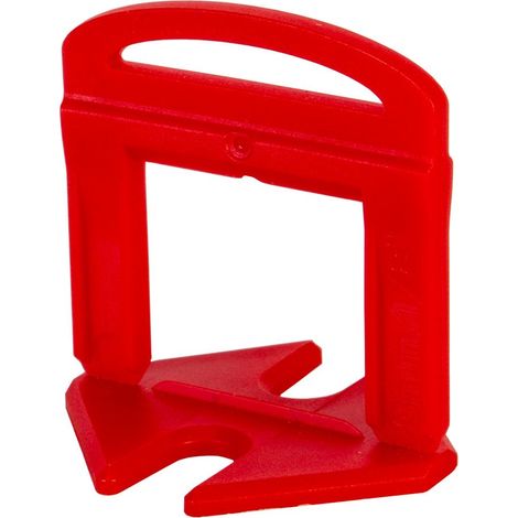 Delta Level System Kabelbinder 3 mm/6-15 mm, rot, Beutel à 100 Stück