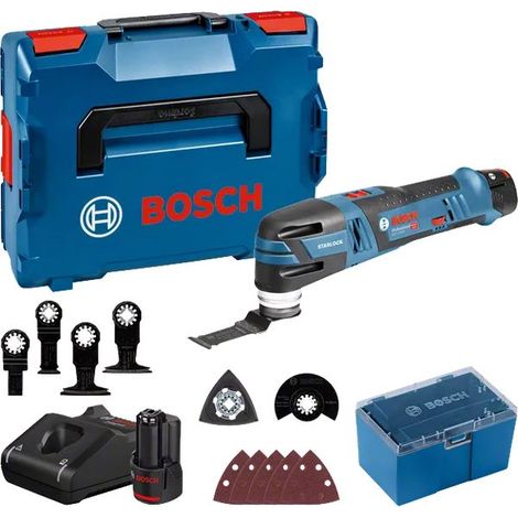 Bosch Professional 06018B5006, Utensile Multifunzione, multicolore, 36 W, 12 V, Set di 15 Pezzi