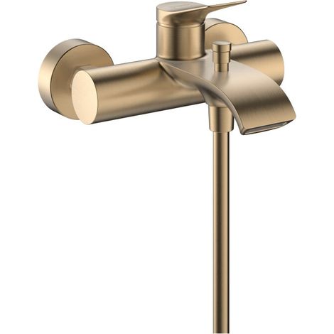 Hansgrohe – Mitigeur bain mural apparent 75423140 – Déport 197 mm – Entraxe 150 ± 12 mm – Débit 19,9 l/min – Système de mélange céramique