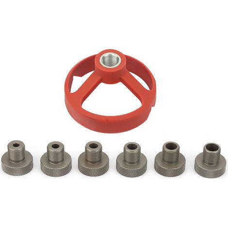 Eosnow 5/6/7/8/9/10 mm Holzbearbeitungswerkzeugbohrmaschine LOWKRAPER LOCATOR SCHRAUBLICH BRAUBLICH (rot)