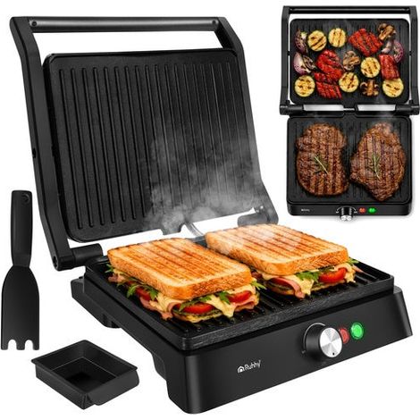 Parrilla eléctrica de 2000 W con control de temperatura. (1/5)